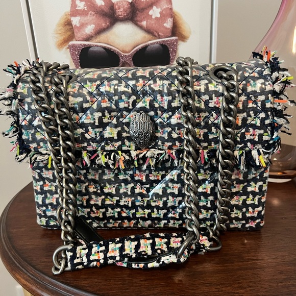 Kurt Geiger Handbags - Kurt Geiger London Tweed Kensington Bag